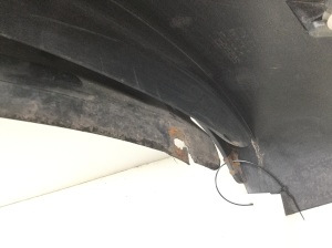 NISSAN Navara (1998–2007) Abdeckung Kotflügel hinten 93826VK200 - 2
