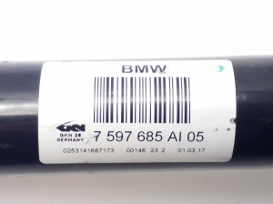 BMW 1 SERIES F20 (2010–2026) Tagumine veovõll ja selle osad 7597685 - 2