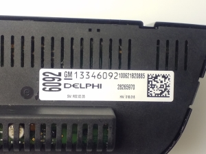 Opel Meriva (2010–2017) Heater control panel 13346092 - 4