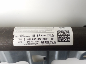 AUDI Q7 (2006–2015) Jumta drošības spilvens 4L0880742A - 4