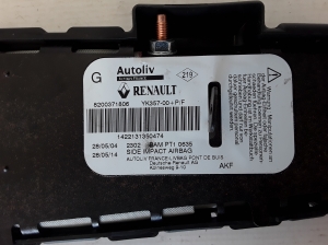 RENAULT Scenic (2003–2010) Priekšējā sēdekļa drošības spilvens 8200371806 - 3