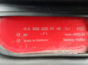 Mercedes Benz Sprinter /906/ (2006–2018) Eckteil der hinteren Stoßstange a9068802371 - 2