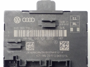 AUDI Q3 8U (2011–2018) Rear side door control unit 8X0959795C - 2