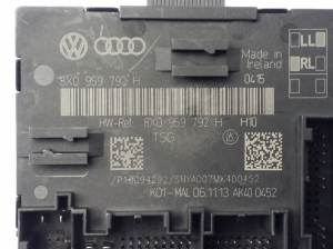 AUDI Q3 8U (2011–2018) Front door control unit 8X0959792H - 2