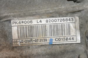 RENAULT Laguna II (2001–2007) Getriebe PK4006 - 3