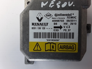 RENAULT Wind (2010–2013) Airbag module 8201138129 - 2