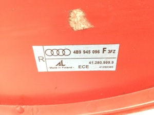 AUDI A6 C5 (1997–2005) Hintere Eckleuchte und ihre Teile - 3
