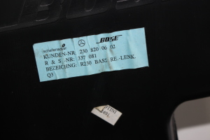 Mercedes Benz SL-Class 230 (2001–2012) Lautsprecher A2308200602 - 3
