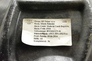 AUDI A3 8V (2012–2020) Front wheel arch liner 8V5810171B - 3
