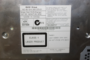 BMW 7 SERIJA F02 (2008–2015) CD vahetaja 9205270 - 2
