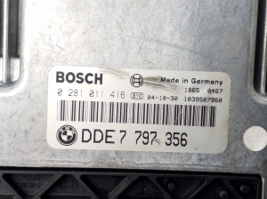 BMW 1 SERIES E87 (2003–2012) Mootori juhtplokk 7797356 - 2