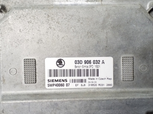 Skoda Fabia MK 1 (1999–2008) Engine control unit 03D906032A - 2