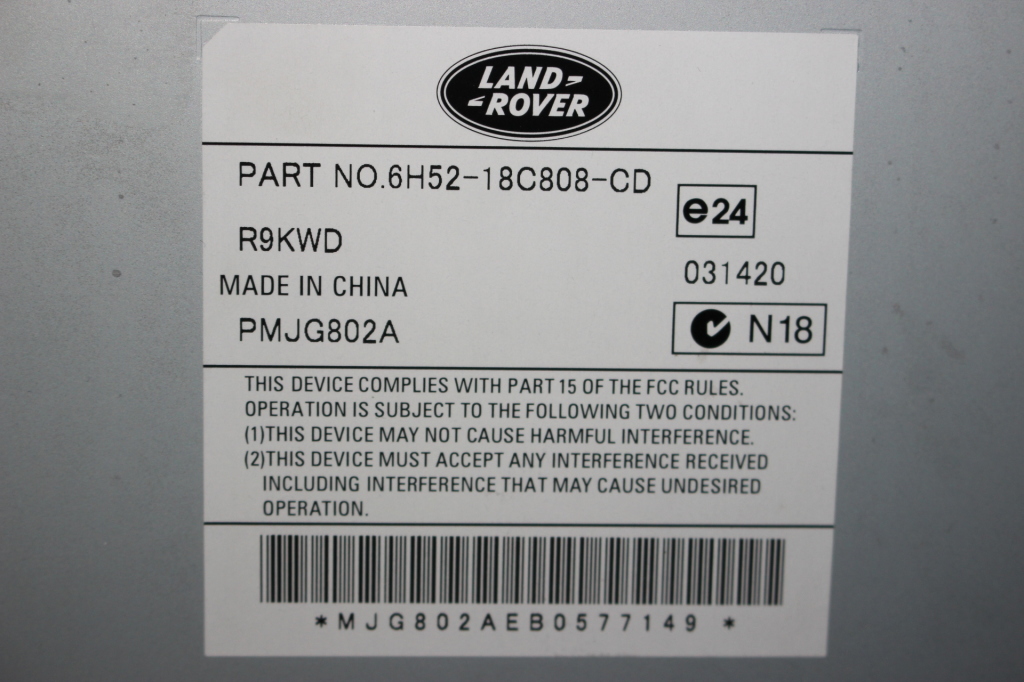 LAND ROVER Freelander 2 generation (2006-2015) Sound Amplifier 6H5218C808CD 21431383