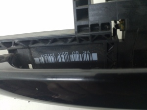 Mercedes Benz C-Class 204 (2007–2014) Rear side door exterior handle and its parts A2047600834 - 3