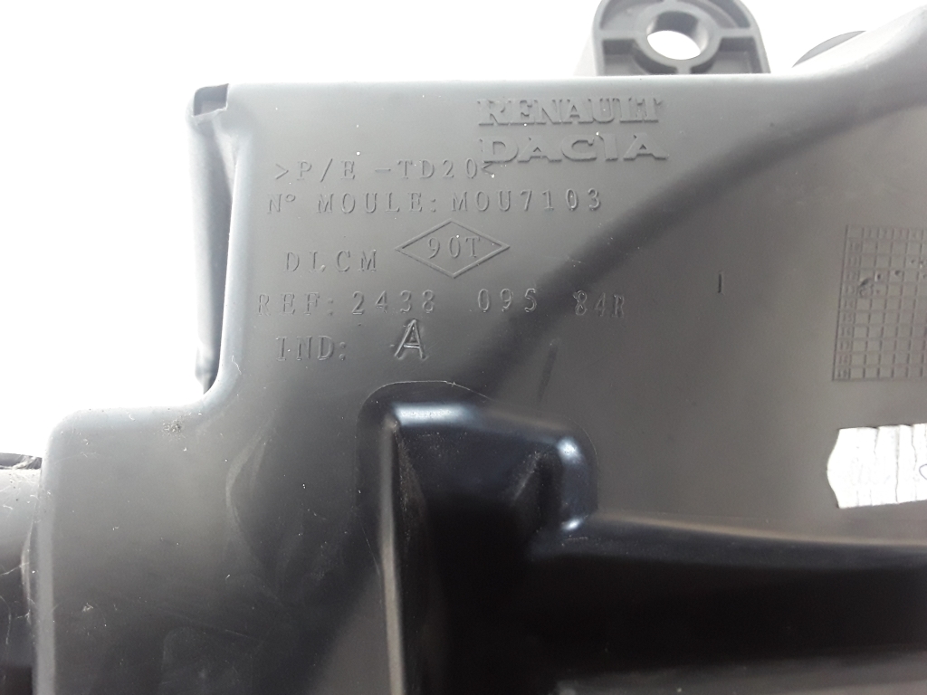 DACIA Lodgy 1 generation (2013-2024) Fuse Box Holder 243809584R 22371420