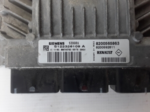 RENAULT Megane II (2002–2009) Engine control unit S122326109 - 4