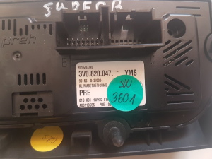 Skoda Superb (2015–2026) Heater control panel 3V0820047 - 4