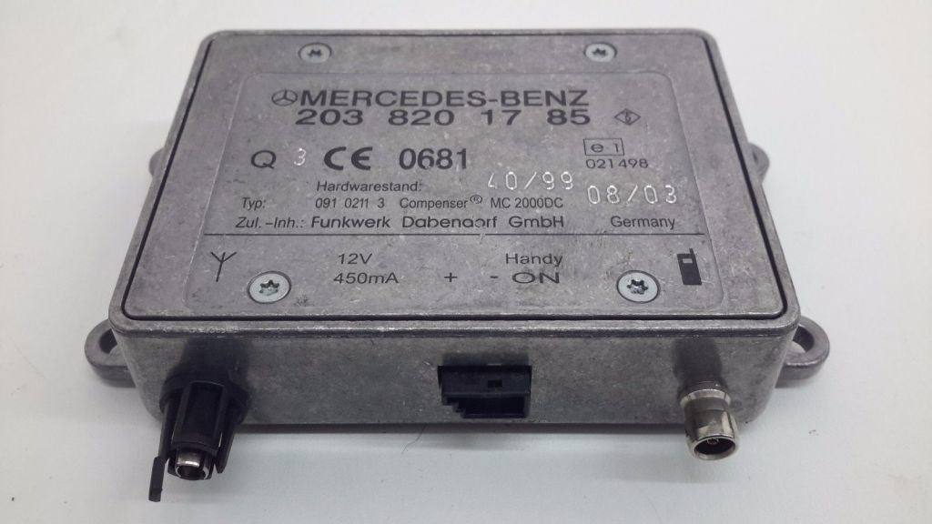 MERCEDES-BENZ CLC-Class CL203 (2008-2011) Bootlid Antenna Amplifier A2038201785 20975151