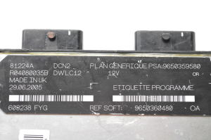 Peugeot Partner I (1996–2008) Motorsteuergerät 9650360480 - 4