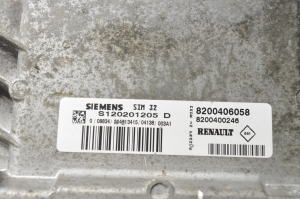 RENAULT Clio II (1998–2005) Motorsteuergerät 8200406058 - 2
