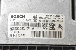 Peugeot 308 (2007–2015) Motorsteuergerät 9664843780 - 3