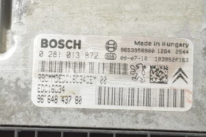 Peugeot 308 (2007–2015) Engine control unit 9664843780 - 4