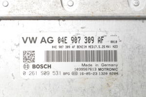 Volkswagen Polo V (2009–2017) Motora vadības bloks 04e907309af - 4