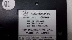 Mercedes Benz C-Class 203 (2000–2007) Radio (head unit) A2038202486 - 3