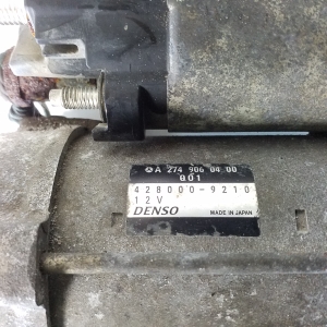 Mercedes Benz C-Class 204 (2007–2014) Anlasser A2749060400 - 2