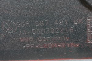 Volkswagen Golf VII (2012–2026) Rear bumper 5G6807421BK - 6