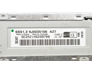 Seat Ibiza 6J5,6P1 (2008–2017) Radio (head unit) 6J0035156 - 2