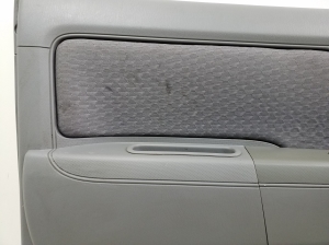  Upholstery of rear side doors 