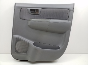   Upholstery of rear side doors 