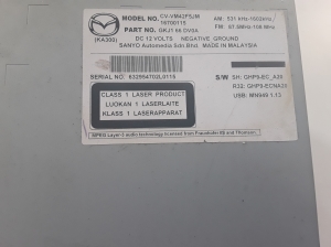Mazda 6 (2012–2026) Audio, video, navigation CVVM42F5JM - 3