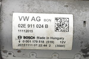 AUDI A3 8V (2012–2020) Démarreur 02E911024B - 2