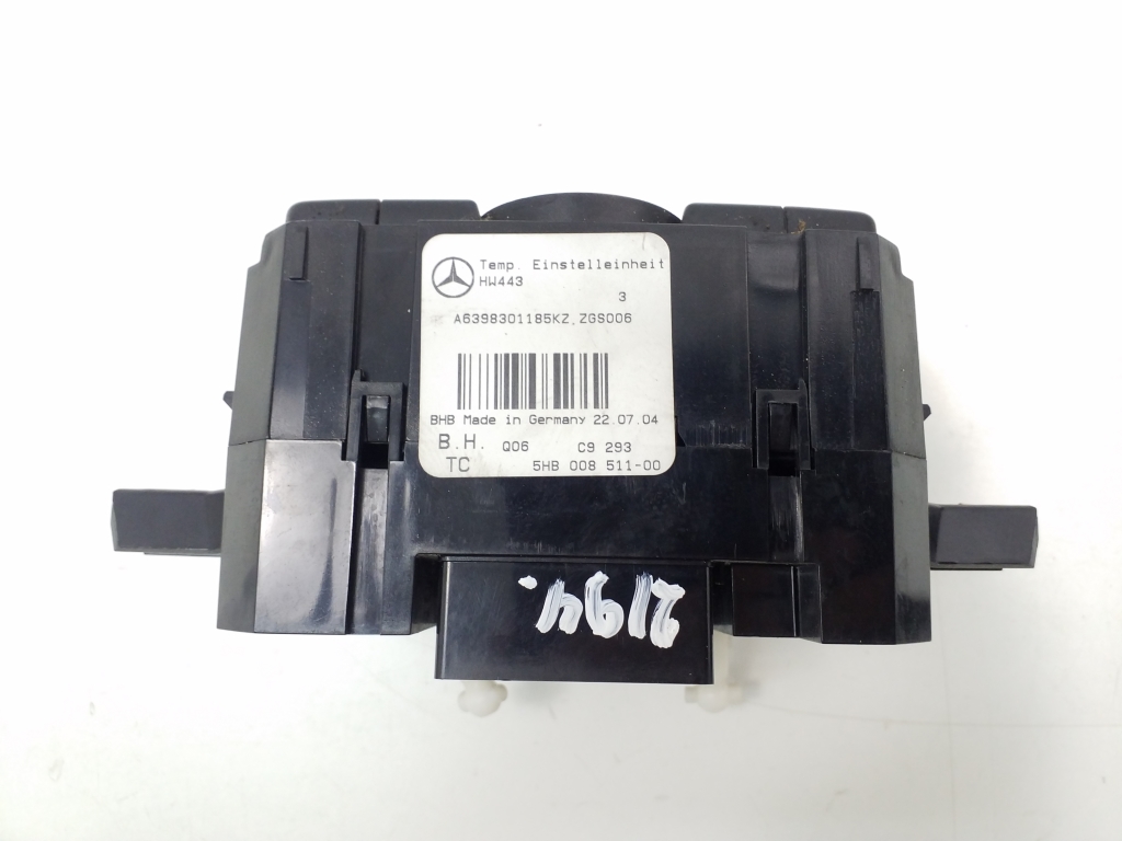 MERCEDES-BENZ Vito W639 (2003-2015) Unitate de control al climei A6398301185 20378232