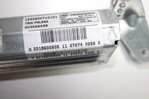 Mercedes Benz CL-Class C216 (2006–2014) Aizmugurējā sēdekļa drošības spilvens A2218600505 - 2