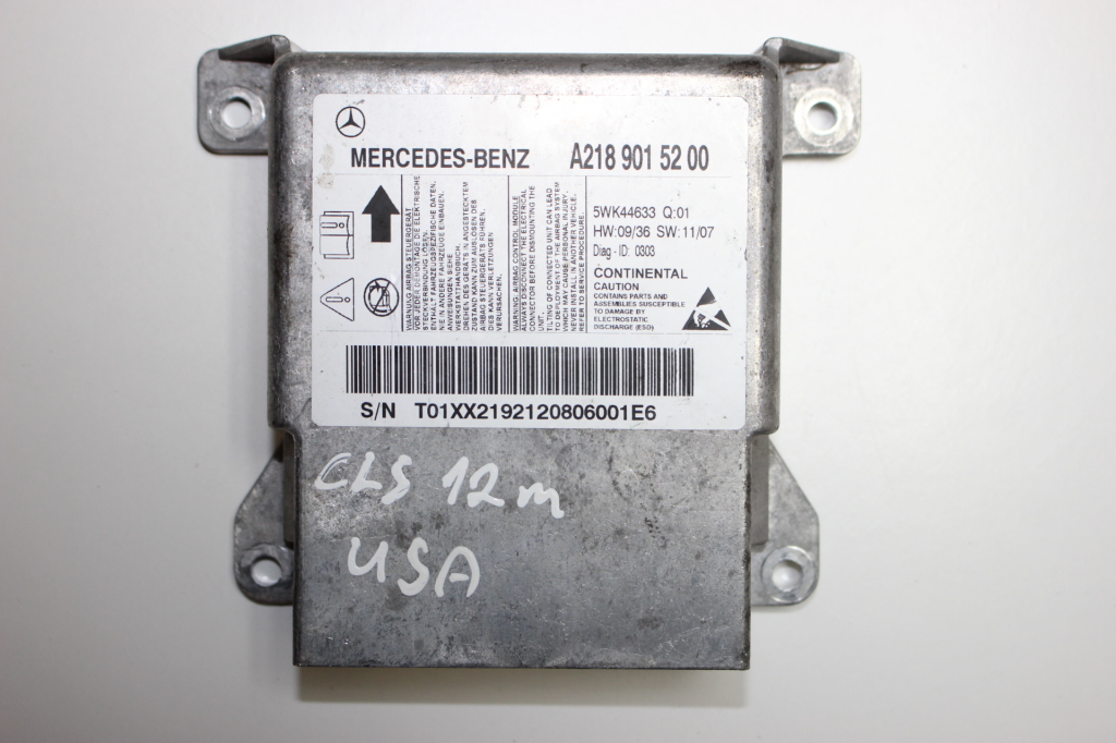 MERCEDES-BENZ CLS-Class C218 (2010-2017) SRS Control Unit A2189015200, A2129011105 21532304