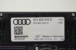 AUDI A4 B8 (2007–2016) Heater control panel 8T2820043S - 2