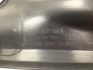 AUDI A4 B7 (2004–2008) Inner sill trim 8E0867768A - 4
