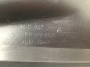 AUDI A4 B7 (2004–2008) Inner sill trim 8E0867767A - 2