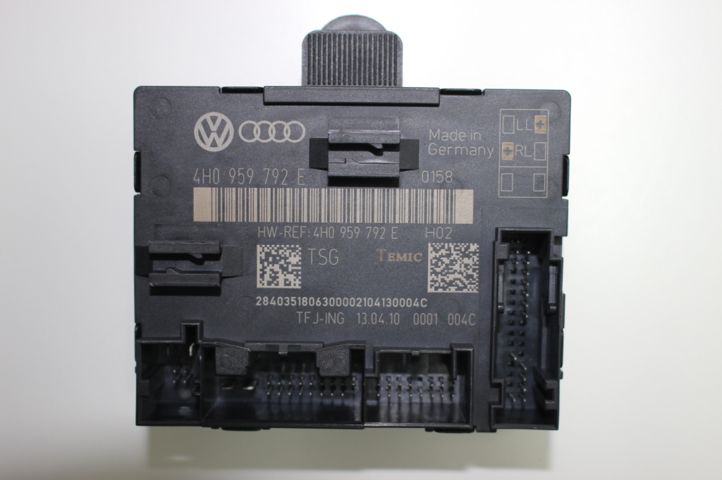 AUDI A8 D4/4H (2010-2018) Front Left Door Control Unit 4H0959792E 21534778