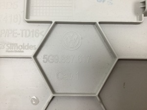 Volkswagen Golf VII (2012–2026) Dachleiste 5G9867617 - 2