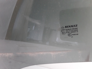 RENAULT Talisman II (2015–2026) Aizmugurējo sānu durvju stikls 823010022R - 3