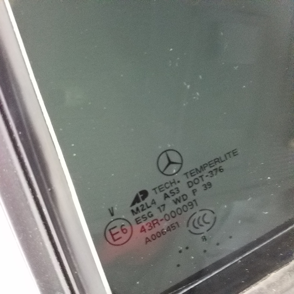 MERCEDES-BENZ GL-Class X164 (2006-2012) Rear Left Door Window A1647301355 21535327