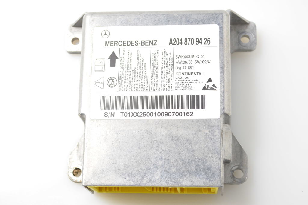 Mercedes Benz C-Class 204 (2007–2014) Airbagsteuergerät A2048709426 Mercedes Benz C-Class 204 (2007–2014) Airbagsteuergerät A2048709426