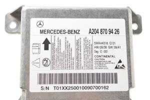 Mercedes Benz C-Class 204 (2007–2014) Airbagsteuergerät A2048709426 - 2