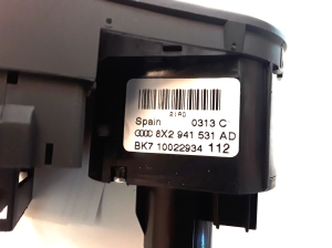 AUDI Q3 8U (2011–2018) Headlight switch 8P0919093 - 2