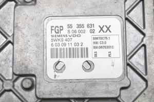 Opel Vectra C (2002–2008) Motorsteuergerät 55355631 - 3
