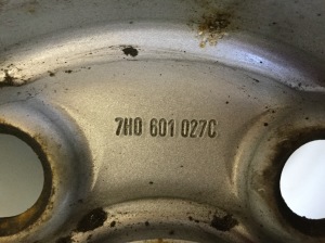 Volkswagen Transporter T5 (2003–2015) Felgensatz 7H0601027C - 4